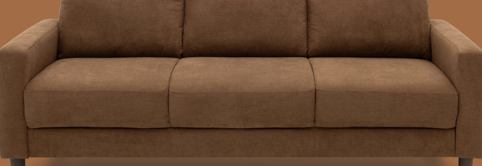 Devon Sofa Bronze on Bronze Colored Background